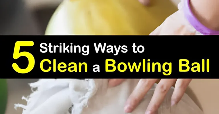 How to clean a bowling ball at home